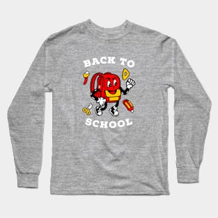 Bag to school full color Long Sleeve T-Shirt